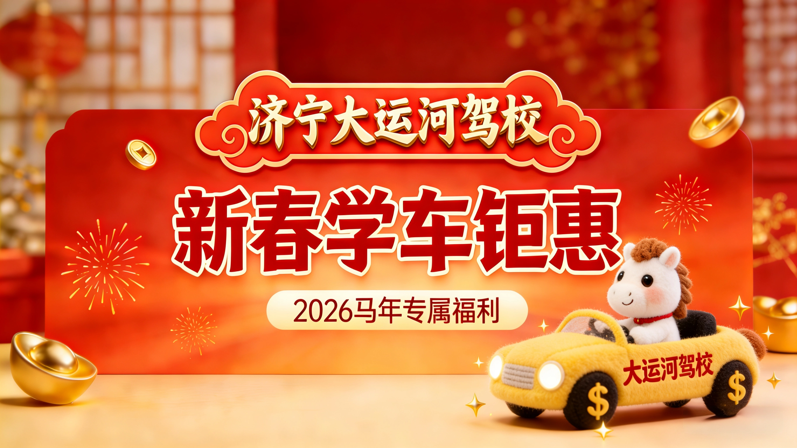 新春学车享钜惠,报名好礼迎新年!(图1) 新春学车享钜惠,报名好礼迎新年!(图1)